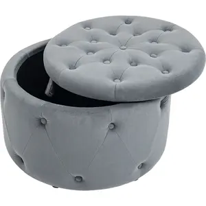 HOMCOM Ottomane mit Stauraum 838-351V00