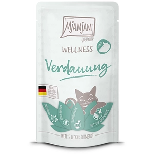 MjAMjAM Wellness 12 x 125 g pour chat - digestion   boeuf pas cher