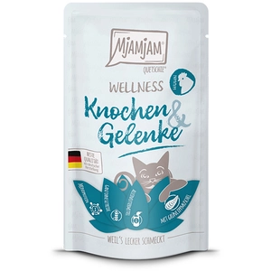 MjAMjAM Wellness 12 x 125 g pour chat - os et articulations   poulet pas cher