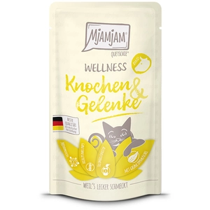 MjAMjAM Wellness 12 x 125 g pour chat - os et articulations   boeuf pas cher