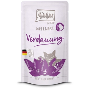 MjAMjAM Wellness 12 x 125 g pour chat - digestion   poulet pas cher