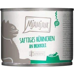6x200g MjAMjAM poulet juteux au brocoli nourriture pour chat humide pas cher
