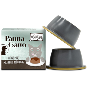 2x80g dinde délicate avec avec finition raffinée MjAMjAM Panna Gatto Nourriture humide pour chats pas cher