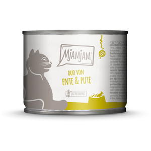 MjAMjAM duo 6 x 200 g - canard & dinde pas cher