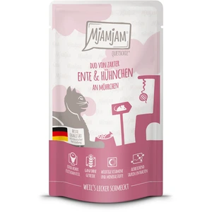 MjAMjAM 12 x 125 g pour chat - canard, poulet pas cher