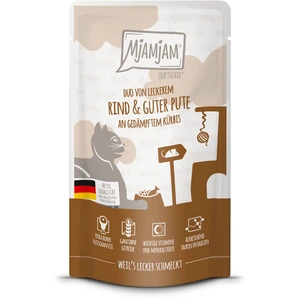 MjAMjAM 12 x 125 g pour chat - boeuf, dinde pas cher