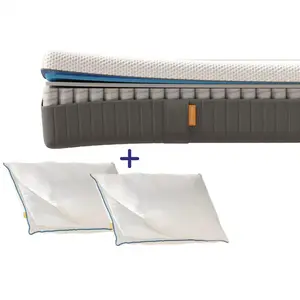 EMMA  Pack Matelas Original II Plus 140x200 + Oreiller Nuage  Ressorts...