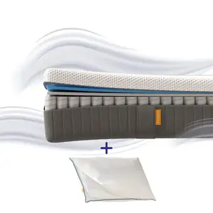 Emma EMMA Pack Matelas Hybride II Plus 90x200 + Oreiller Nuage Mémoire de Forme + Ressorts Housse Plus Respirante Dos Apaisé pas cher