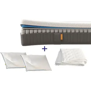 EMMA Pack Matelas Original II Plus 140x190 + Oreiller Nuage + Couette... pas cher