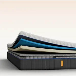 EMMA Matelas Original+ 90x190 Mémoire de Forme + Ressorts Housse Pl... pas cher