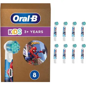 Oral-b Remplacement De La Brosse à Dents électrique Spiderman 8 Unités pas cher