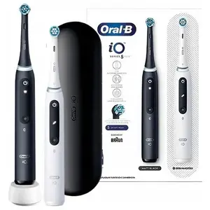 Brosse à dents électrique Oral-B iO Series 5 Black and White Two-Pack