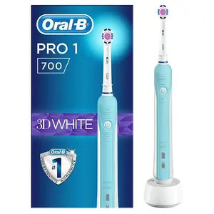 Oral-B Pro 1 700 - Oplaadbare Elektrische Tandenborstel - Powered By Braun - Blauw pas cher