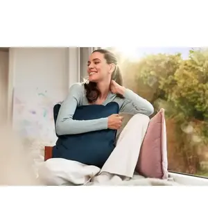 Beurer, Coussin chauffant, HK 77 Heaty obsidian-blue (45 x 45 cm) pas cher