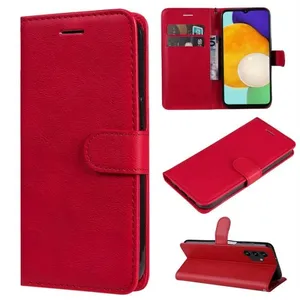 NOBRAND Pour Samsung Galaxy A13 4G 6.6" Etui Housse Téléphone Rouge étui Portefeuille PU à rabat TDFSGFVendu parcdiscount