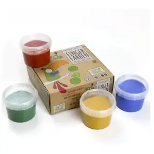 Neogrün Coffret Aki peinture aux doigts naturelle et vegan (assort. 4 pots) pas cher
