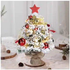 ALIGHTUP Mini sapin de Noël 40 cm avec Petit éclairage LED 50 Branches, pour Decorations Table Noël pas cher
