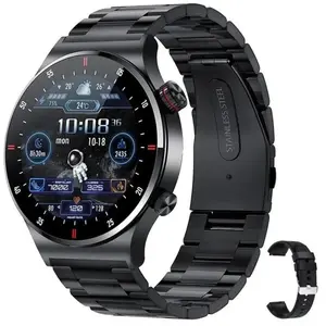 RUMOCOVO Montre connecte QW33 ECG PPG pour hommes tanche bouton rotati... pas cher