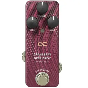 One Control Cranberry OverDrive boost en low-gain overdrive pas cher