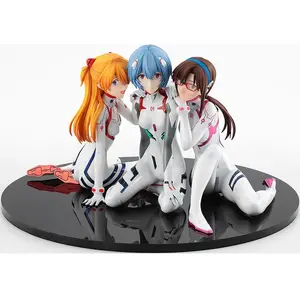 Kadokawa Evangelion : 3.0+1.0 Thrice Upon A Time - Statuette 1/8 Asuka/Rei/Mari: Newtype Cover Ver.Vendu paramazon