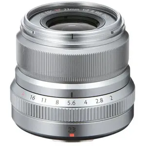 Objectif Hybride Fujifilm XF F:2 R WR 23 mm f/2-16 Asphérique Argent pas cher
