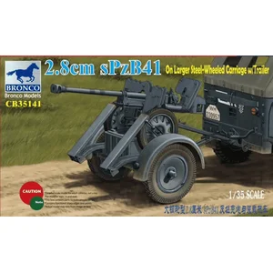 Bronco Modelbouwpakket Militaire voertuigen - 35141 2,8cm sPzB41 on la...Vendu parbol