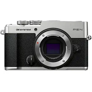 Appareil photo hybride Om System PEN Body Argent et Noir pas cher
