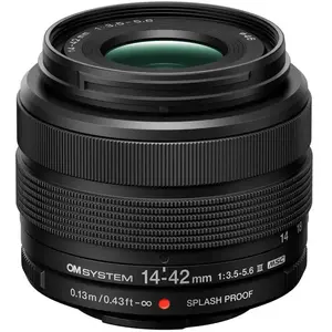 Objectif zoom Om System M.Zuiko Digital 14-42 mm F3.5-5.6 III Noir pas cher