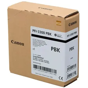 Canon PFI-3300PBK Inktcartridge Foto-zwart pas cher