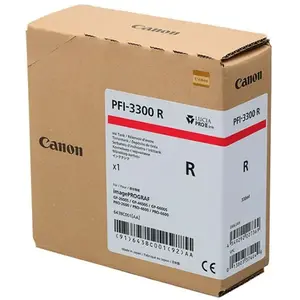 Canon PFI-3300R Inktcartridge Rood pas cher