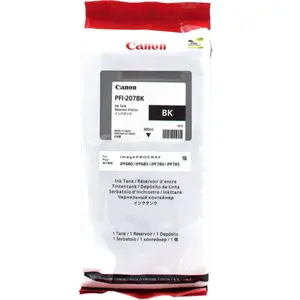 Canon PFI-207 BK - noir - originale - réservoir d'encre pas cher