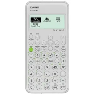 Casio FX-350CW Calculatrice scientifique avec plus de 290 fonctions et affichage naturel HD à 4 niveaux de gris