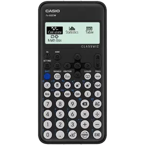 Casio FX-82CW Calculatrice scientifique avec plus de 290 fonctions et affichage naturel HD à 4 niveaux de gris