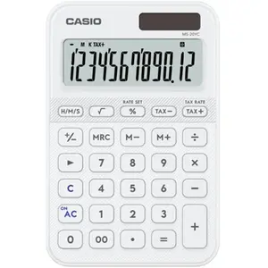Casio, Calculatrice, MS-20YC-WE weiss pas cher