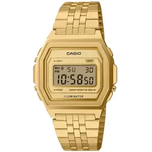 Casio, Montre, A1000G-9EF, Or, (Montre analogique) pas cher