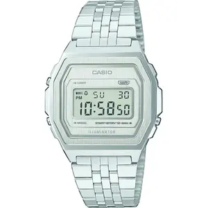 Casio, Montre, A1000A-7EF, Argent, (Montre numérique, 40 mm) pas cher