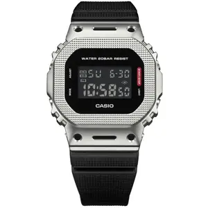Casio, Montre, GM-5600M-1ER, Argent, Noir, (Horloge numérique, 49.60 mm)