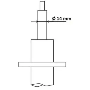 Schokdemper 3418009 Kayaba pas cher