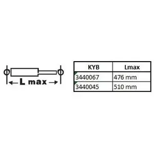 KYB Schokdemper pas cher