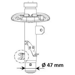 Amortisseur Excel-g Peugeot Avd 3338012 Kayaba pas cher