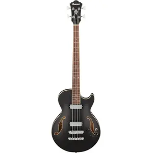 Ibanez AGB200 Artcore Black Flat semi-akoestische basgitaar pas cher