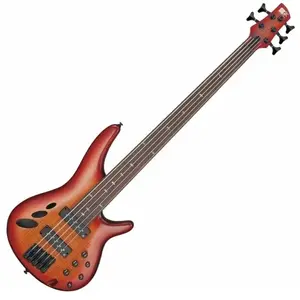 Ibanez SRD905F-BTL Brown Topaz Burst Low Gloss - Elektrische basgitaarVendu parbol