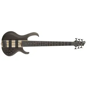 Ibanez BTB606 Transparent Gray Flat 6-snarige elektrische basgitaar pas cher