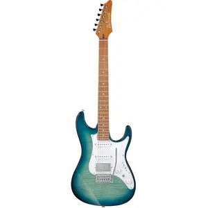 Comparateur de prix : Ibanez AZ22S1F Transparent Turquoise Burst elektrische gitaar