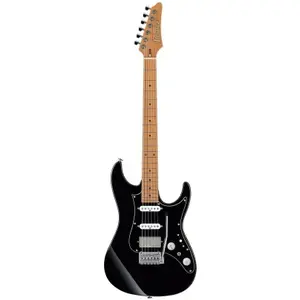 Elektrische gitaar Ibanez Prestige AZ2204B-BK Zwart met kofferVendu parbol
