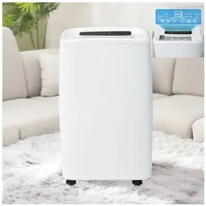 LANGTU Déshumidificateur 12 L/jour pour 15  - minuterie 24 heures - avec réservoir d'eau 1.5 L - résistant à la moisissure et à pas cher