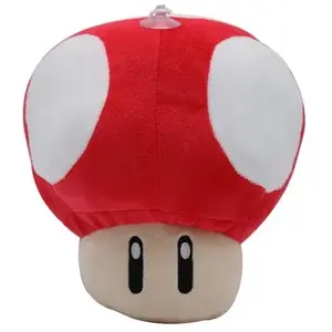OEM Peluche Super Mario - Champignon Rouge 15cm pas cher