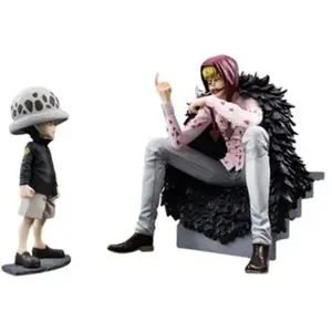 MEGAHOUSE ONE PIECE - Corazon & Law - Statue Excellent Model Li. Ed. P.O.P. 17cm pas cher