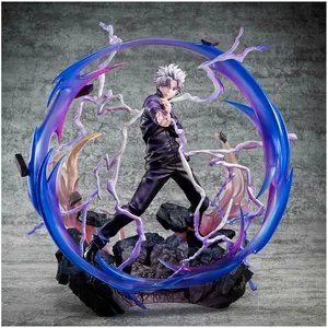 MEGAHOUSE JUJUTSU KAISEN STATUETTE PVC DX SATORU GOJO KYOSHIKI MURASAKI VER. 26 pas cher