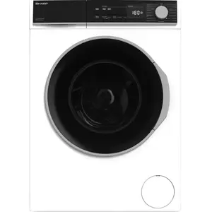 Lave-linge frontal - SHARP - ESNFB814AWNA - 8 kg - 1400 trs/min - Clas... pas cher